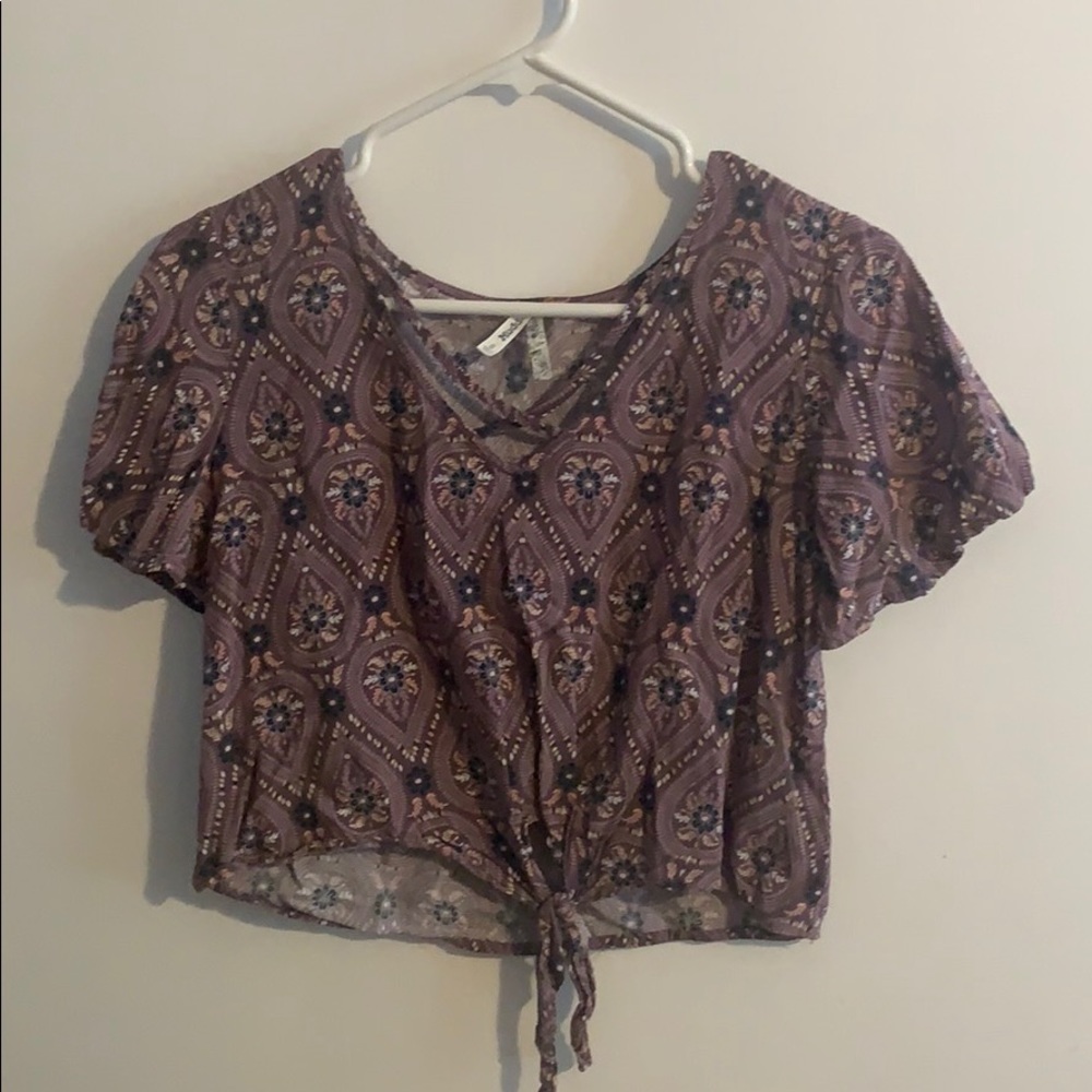 Purple Mudd crop top